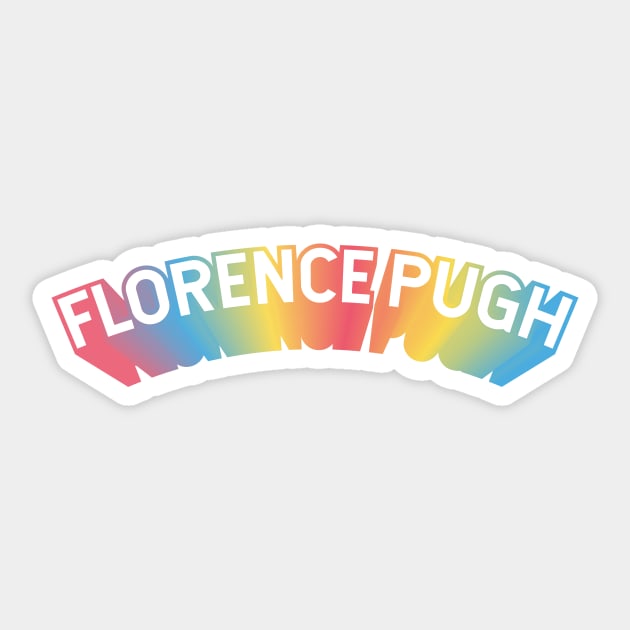 Florence Pugh Sticker by Sthickers